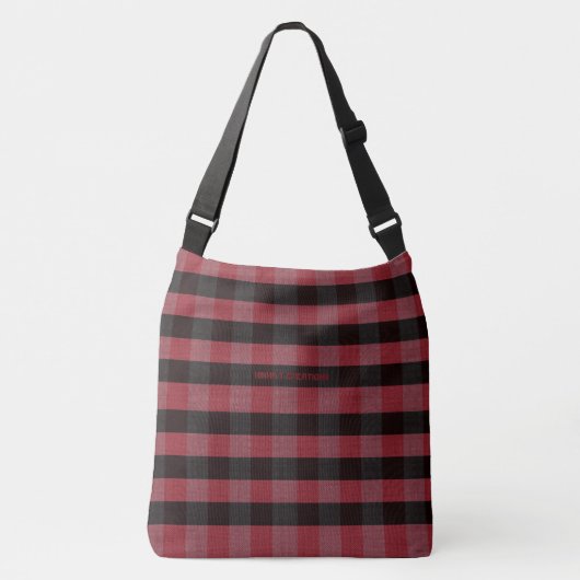 Levito Plaid Crossbody Tas (Voorkant)