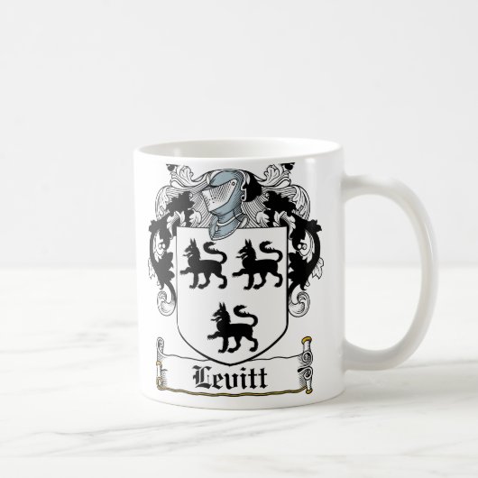 Levitt Family Crest Koffiemok (Rechts)