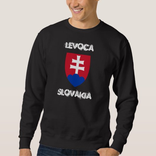 Levoca, Slowakije met wapenmantel Trui (Voorkant)