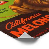 Levon Calfironia Melons Crate Label - Lion Poster (Hoek)