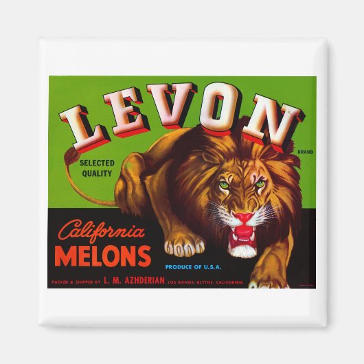 Levon California Melons Magneet (Voorkant)