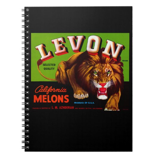 Levon California Melons Notitieboek (Voorkant)