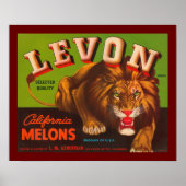 Levon California Melons Poster (Voorkant)