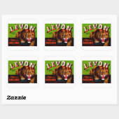 Levon California Melons Vierkante Sticker (Vel)