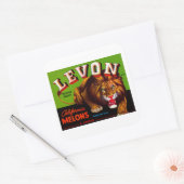Levon California Melons Vierkante Sticker (Envelop)