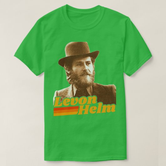 Levon Helm De Dirt FanArt Tribute T-shirt (Design voorkant)