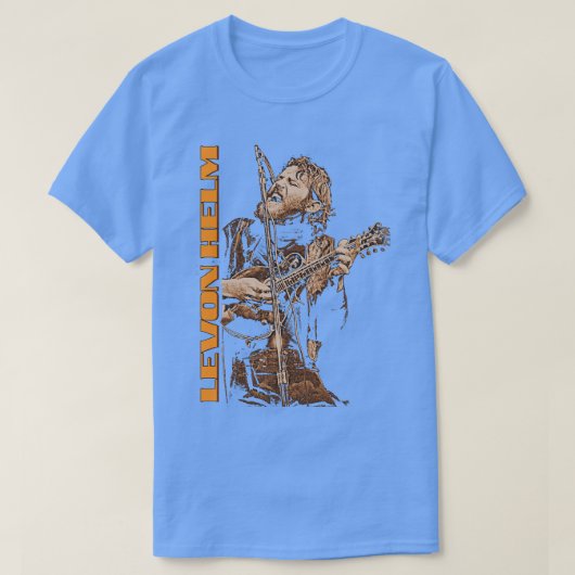Levon Helm The Dirt Farmer 80s FanArt Tribute T-shirt (Design voorkant)