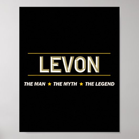 Levon - Het Man De Mythe De Legende _ Mannen Jonge Poster (Voorkant)