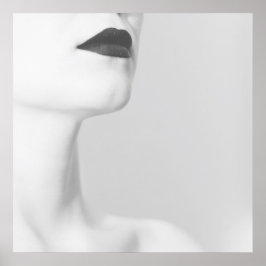 Lèvres noires poster