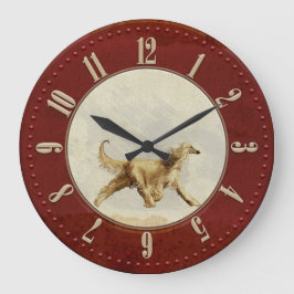 Lévrier afghan aux allures grote klok