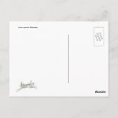 Lévrier azawakh briefkaart (Achterkant)