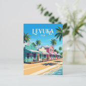 Levuka Historische Havenstad Fiji Briefkaart (Staand voorkant)