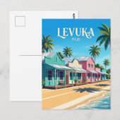 Levuka Historische Havenstad Fiji Briefkaart (Voorkant / Achterkant)