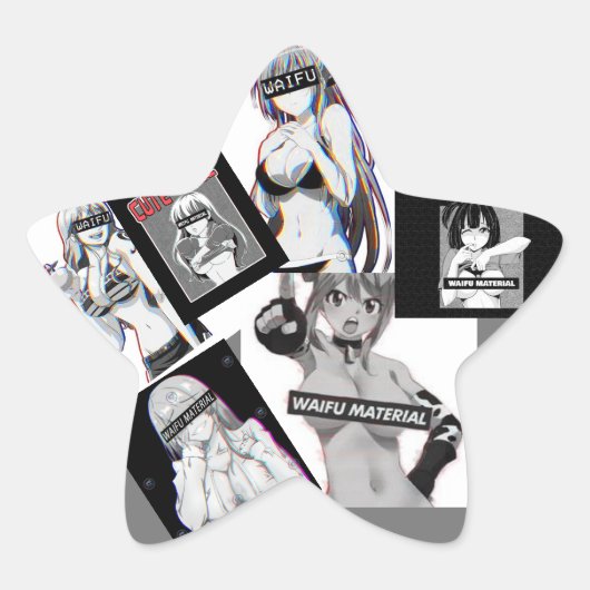Lewd anime waifu stickers (Voorkant)