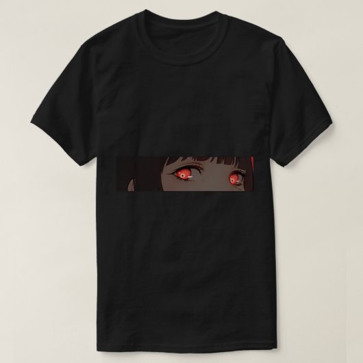 Lewd Yumeko Eyes Sticker T-shirt (Design voorkant)
