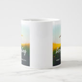 Lewe Vandag Asof Jy Vanaand Gaan Braai Grote Koffiekop (Voorkant)