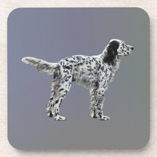 Lewellin Setter Bier Onderzetter (Voorkant)