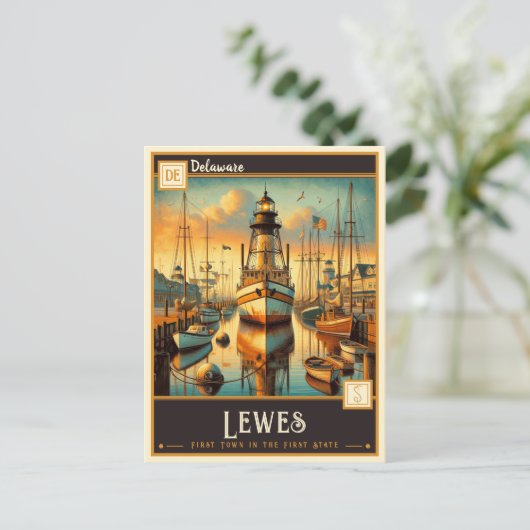Lewes, Delaware |  Briefkaart (Staand voorkant)