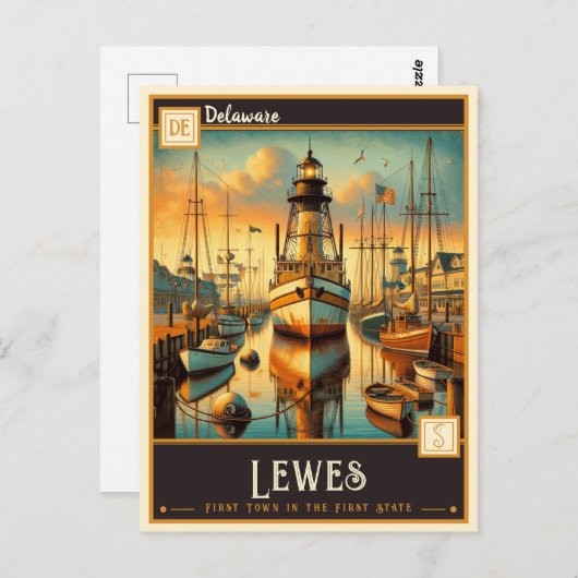 Lewes, Delaware | Briefkaart (Voorkant / Achterkant)