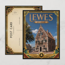 Lewes Delaware Vintage Art Deco Gouden Tijdperk