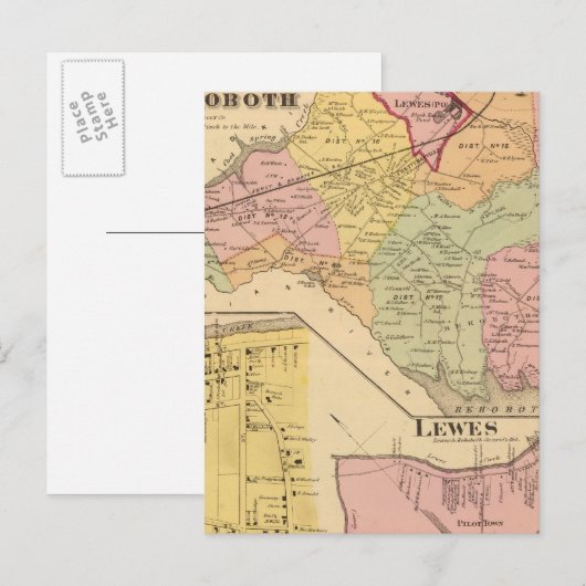 Lewes en Rehoboth Briefkaart (Voorkant / Achterkant)