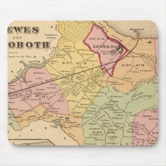 Lewes en Rehoboth Muismat (Voorkant)