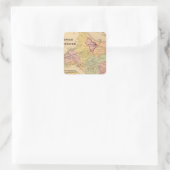 Lewes en Rehoboth Vierkante Sticker (Tas)