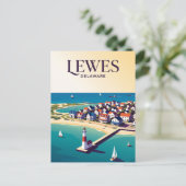 Lewes VS Briefkaart (Staand voorkant)