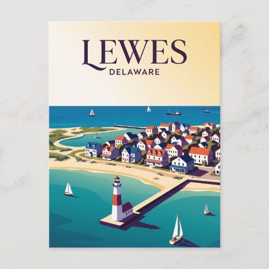 Lewes VS Briefkaart (Voorkant)
