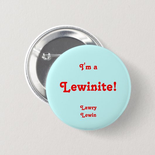 Lewinite Ronde Button 5,7 Cm (Voorkant /achterkant)