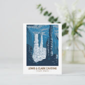 Lewis and Clark Caverns State Park Montana  Briefkaart (Staand voorkant)