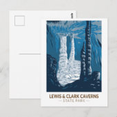 Lewis and Clark Caverns State Park Montana  Briefkaart (Voorkant / Achterkant)