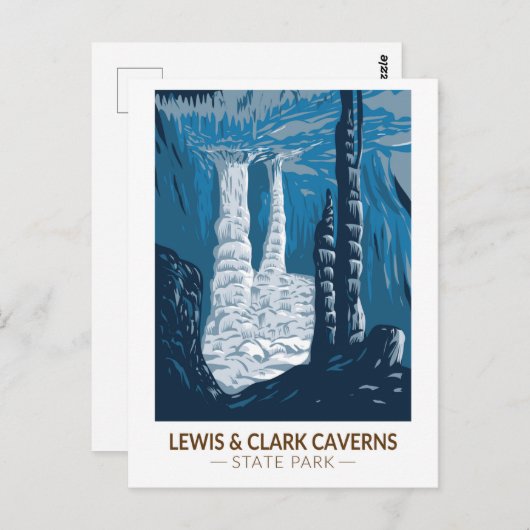 Lewis and Clark Caverns State Park Montana Briefkaart (Voorkant / Achterkant)