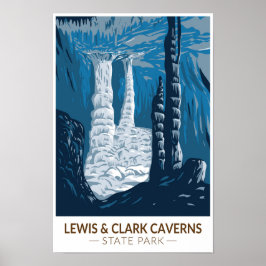 Lewis and Clark Caverns State Park Montana Poster