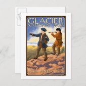 Lewis and Clark - Glacier National Park, MT Briefkaart (Voorkant / Achterkant)