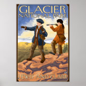 Lewis and Clark - Glacier National Park, MT Poster (Voorkant)