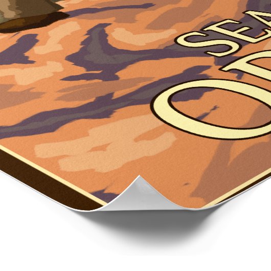 Lewis and Clark - Seaside, Oregon Poster (Hoek)