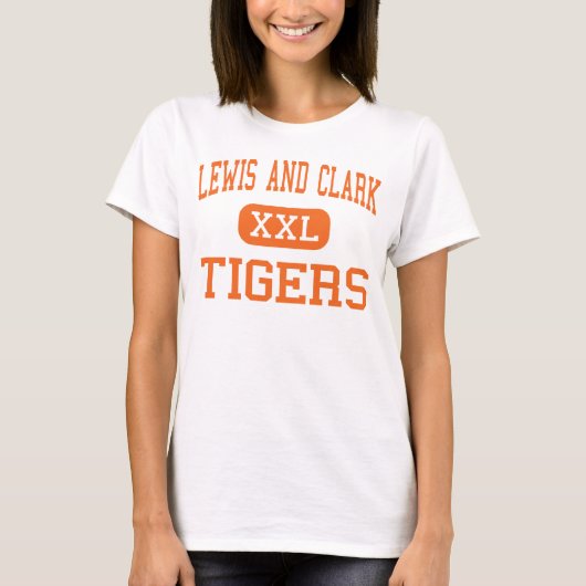 Lewis and Clark - Tigers - High Spokane T-shirt (Voorkant)