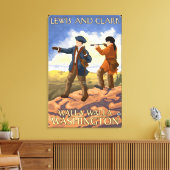 Lewis and Clark - Walla Walla, Washington Canvas Afdruk (Insitu (Woonkamer))