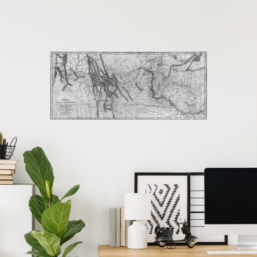 Lewis and Clark's Expedition Poster (Thuiskantoor)