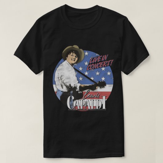 Lewis Capaldi â€"Americas SweeLieminneapolis T-shirt (Design voorkant)