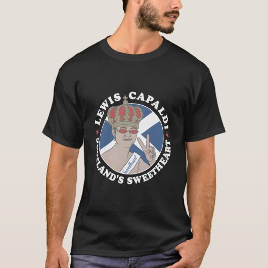 Lewis Capaldi €“ Zoete Schotland T-shirt (Voorkant)