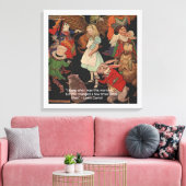 Lewis Carroll & Change of Mind Canvas Print (Insitu (Woonkamer))