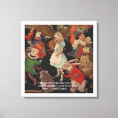Lewis Carroll & Change of Mind Canvas Print (Voorkant)
