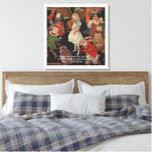Lewis Carroll & Change of Mind Canvas Print (Insitu (Slaapkamer))