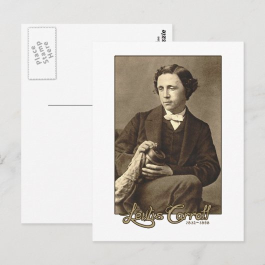 Lewis Carroll Foto 1 Briefkaart (Voorkant / Achterkant)