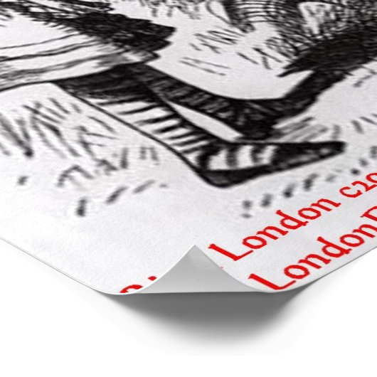 Lewis Carroll Graphic & Famous Quote Poster (Hoek)