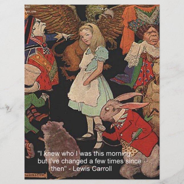 Lewis Carroll Illustratie & Veranderende Kennis Ci (Voorkant)