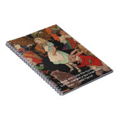 Lewis Carroll Illustration & Mind Change Quote Notitieboek (Rechterzijde)