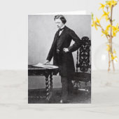 Lewis Carroll op de leeftijd van 29 Kaart (Gele Bloem)